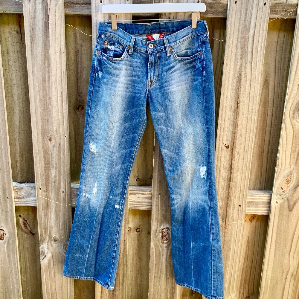 LUCKY BRAND JEANS DUNGAREE SWEET AND LOW SIZE 6